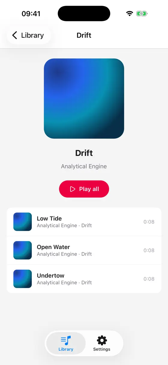 Music, Album, iOS, light